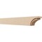 Ekena Millwork 4in. W x 4in. H x 28in. L Rivera Woodgrain TimberThane Rafter Tail, Primed Tan RFTUR04X04X28RIVRCPR - alternate 1